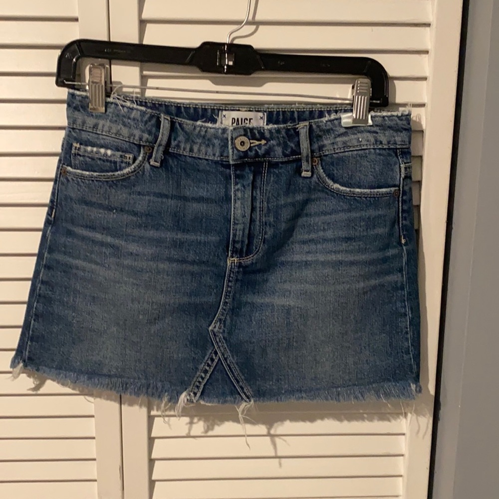 PAIGE denim mini skirt size 25